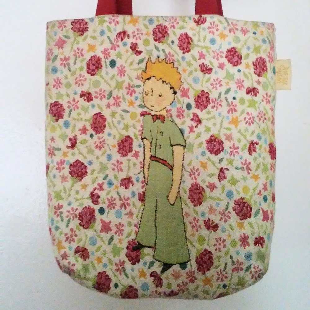 Lovely Tapestry Tote Bag Made in Flanders, with The Little Prince